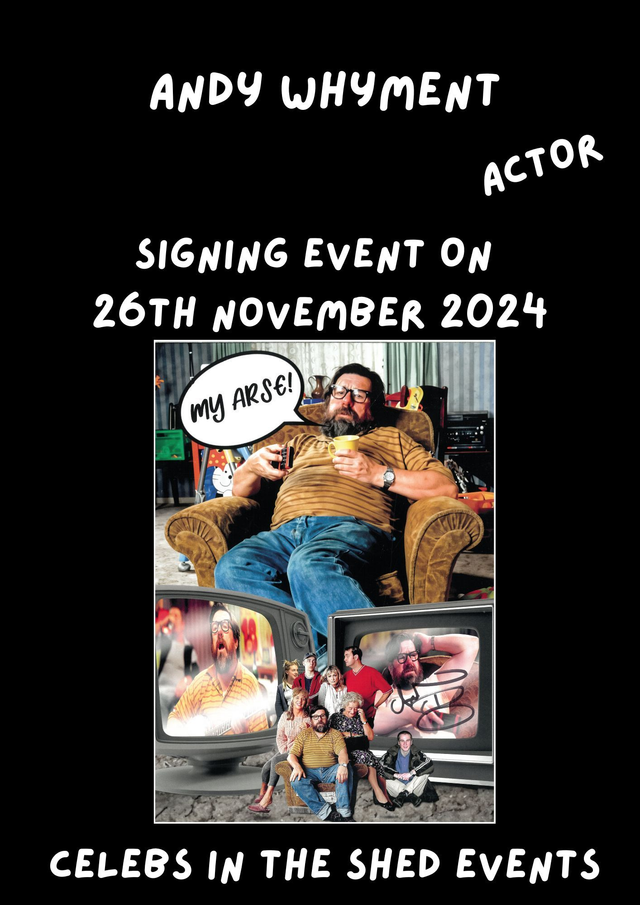Andy Whyment Limited Edition Signed The Royle Family Photograph A4 Print At Our Private Signing On 26th November 2024 BUY NOW