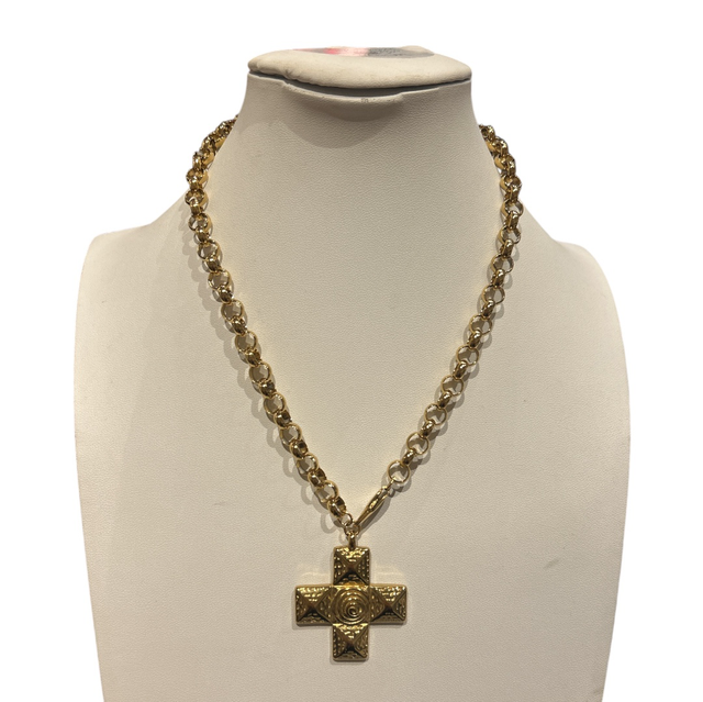 Collana croce gold 25TF-9