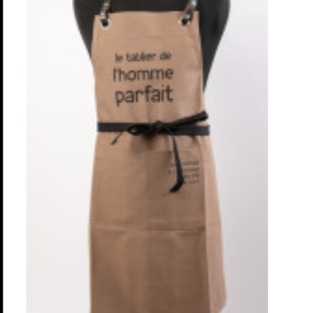 Tablier homme noisette