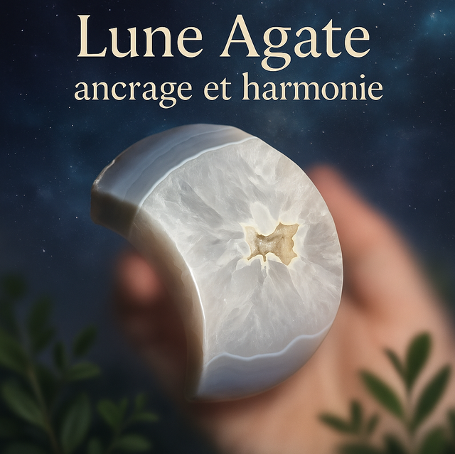 Lune agate 195gr
