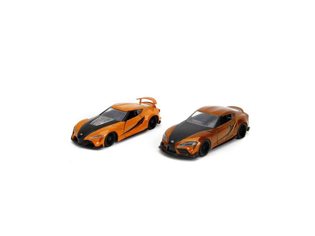 TWIN PACK TOYOTA FT-1 CONCEPT / TOYOTA SUPRA BI-COLOR Jada 35401 1/32