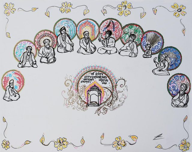 Portraits of Guru Ji V3