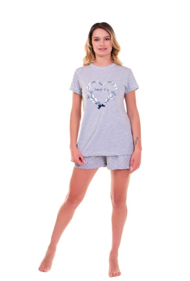 PIGIAMA SARAH KEY TRIS MANICA CORTA