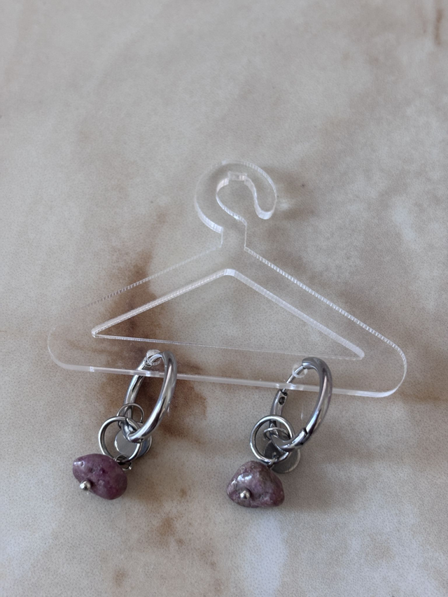 Boucles d'oreilles - Pierres