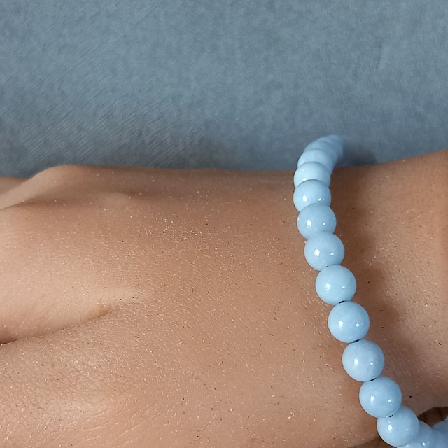 Bracelet ajustable en Angélite