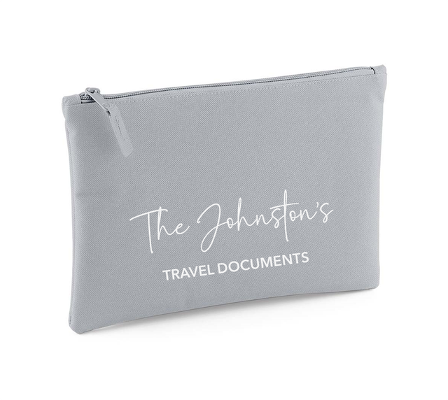 Travel Pouch - Light Grey