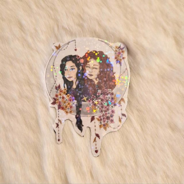 Magnet holographique Lune 4 - Álfur Sögur 