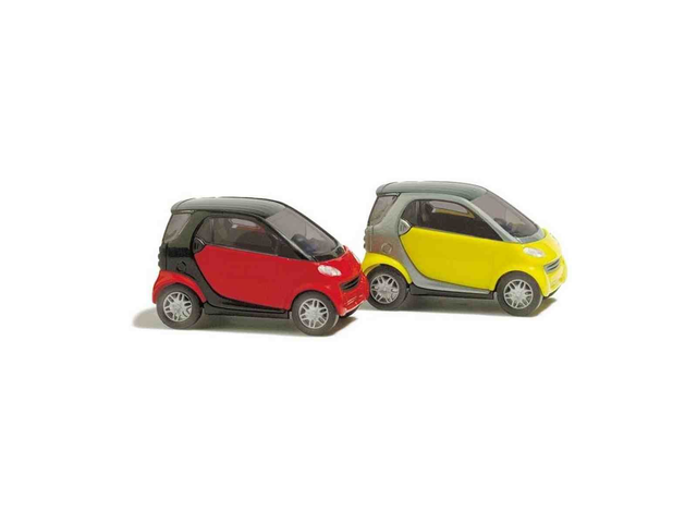 2 voitures Smart City-Coupé Busch 8350 N