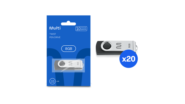 Pen Drive Multlaser 8GB