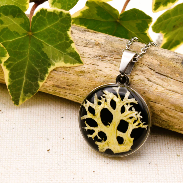 Mystic lichen pendant
