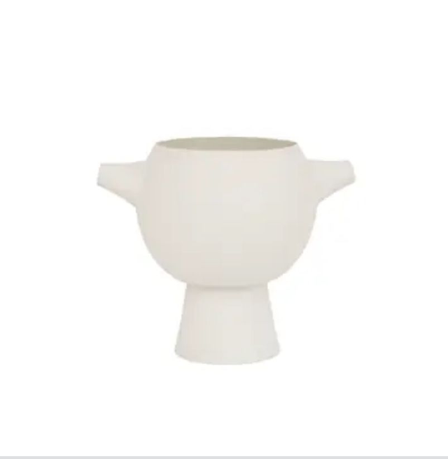 CUP VASE white