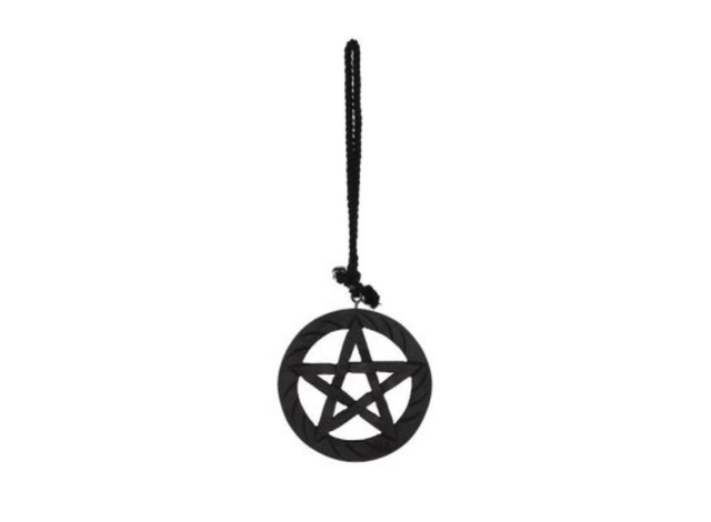 Wooden Hanging Pentagram