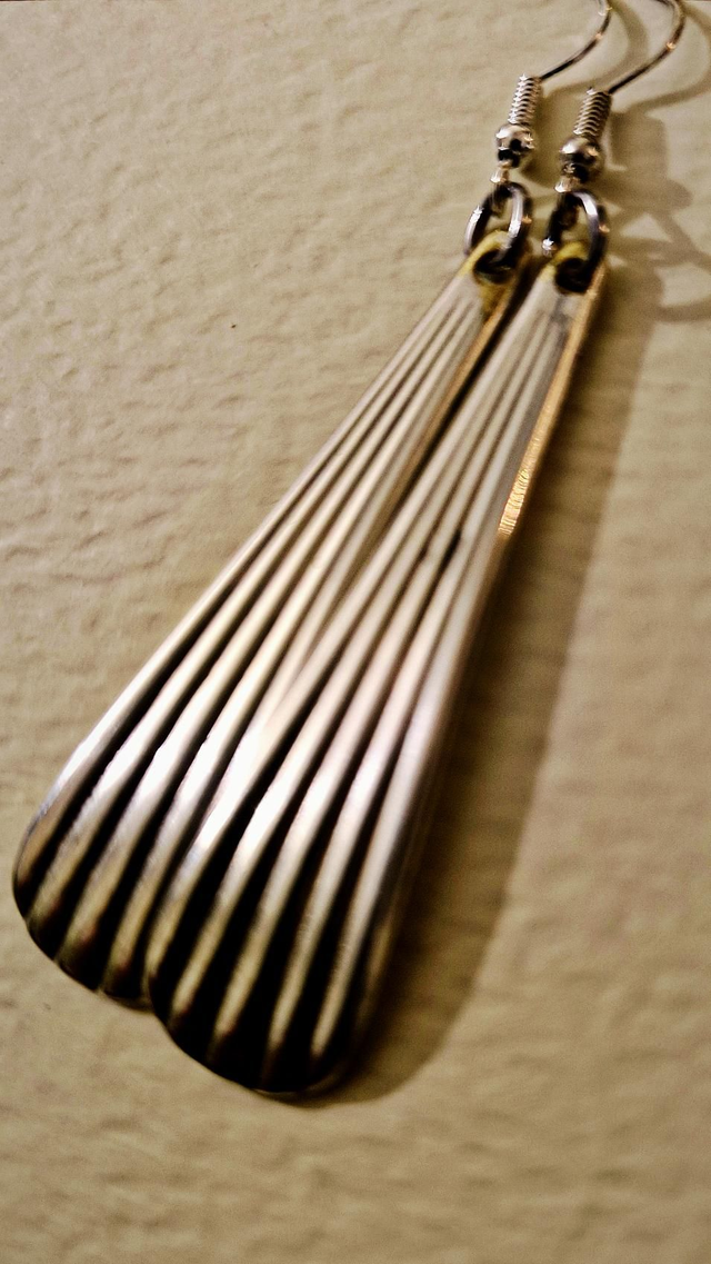 Boucles d'oreilles striées