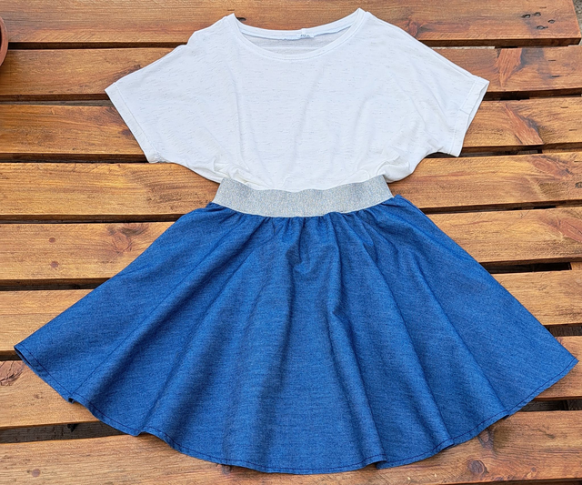 Jupe Patineuse en jeans