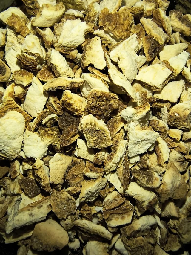 Citroenschil gesneden