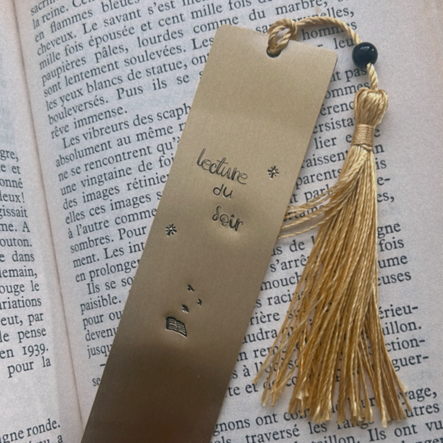 Marque-pages - Lecture du soir 