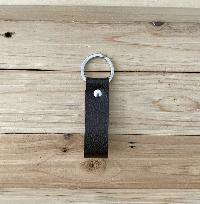 Porte-clefs marron