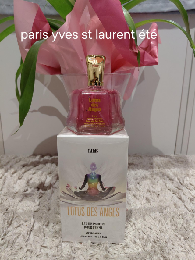 🌈 Parfum Femme Fleur De Lotus (Paris Yves Saint Laurent Été) – Eau de Parfum 100 ml | Fraîche, lumineuse &amp; élégante 🌈