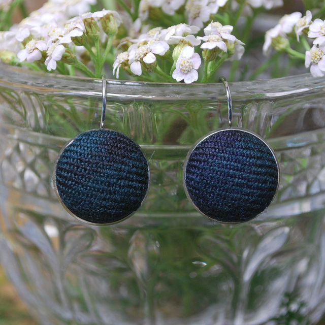 Boucles d&#039;oreilles dormeuses Black Watch