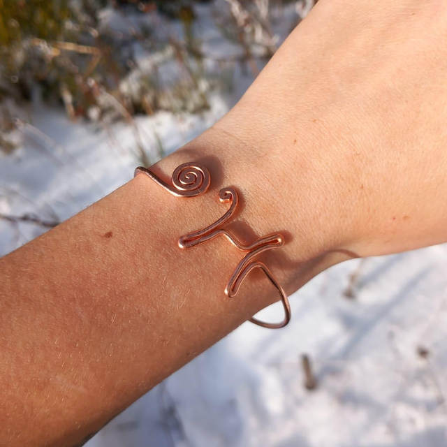 ♓️ Bracelet Cuivre Poisson