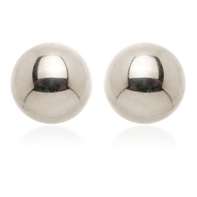 Titanium Plain Stud Earrings - pair