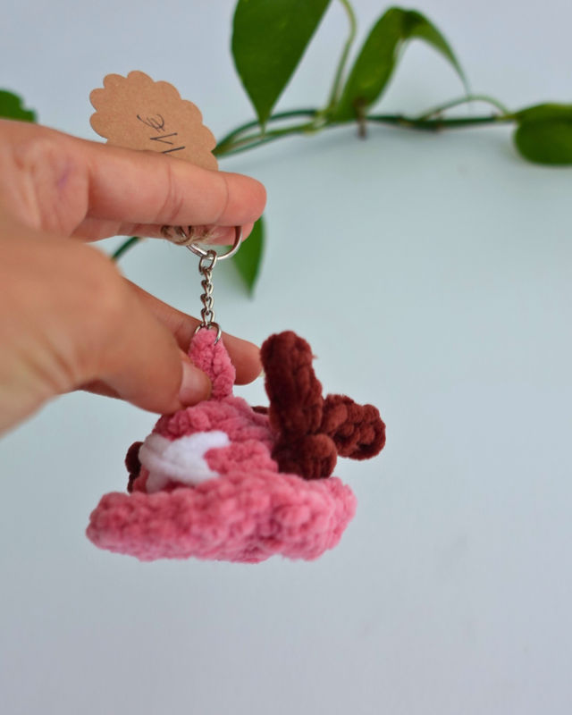 Charm Chopper | Bijou de sac ou porte-clés en crochet 
