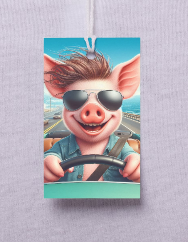  Un Cochon au volant 