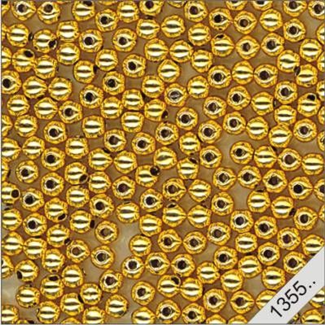 Goudkralen 6 mm  - 35 stuks (135506)