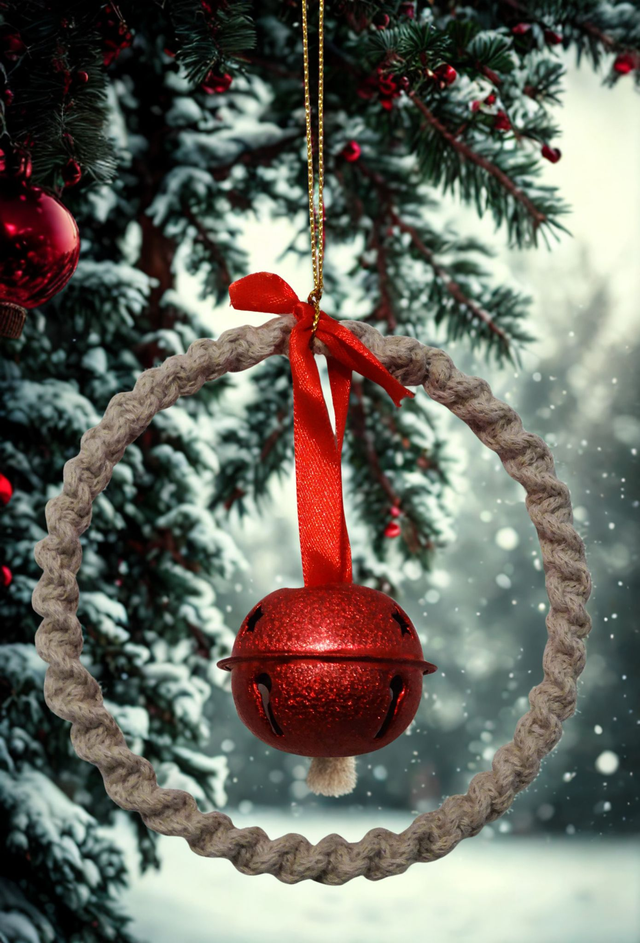 COURONNE ET SON GRELOT DE NOËL