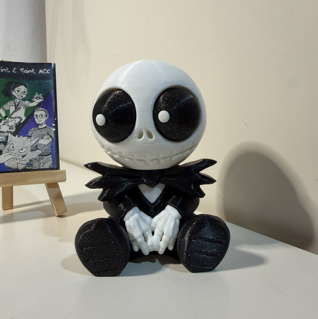 Jackito il jack Skeleton con occhi mobili e testa girevole