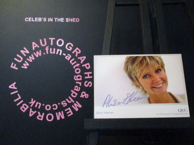 Alison Keenan Original Pre-Print QVC Cast Card