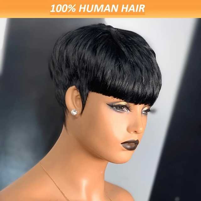 Women Pixie Cut Wigs