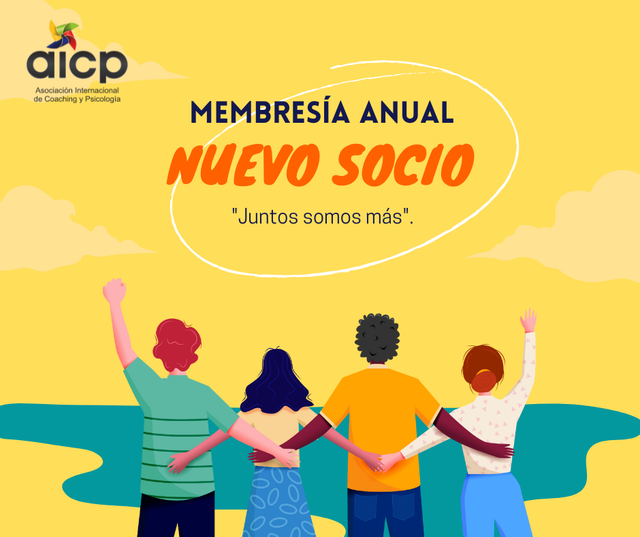 Nuevo socio/a y membresía por un año.