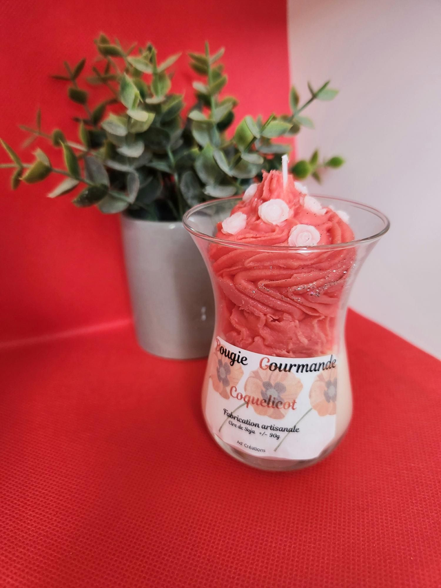 Bougie coquelicot 90g