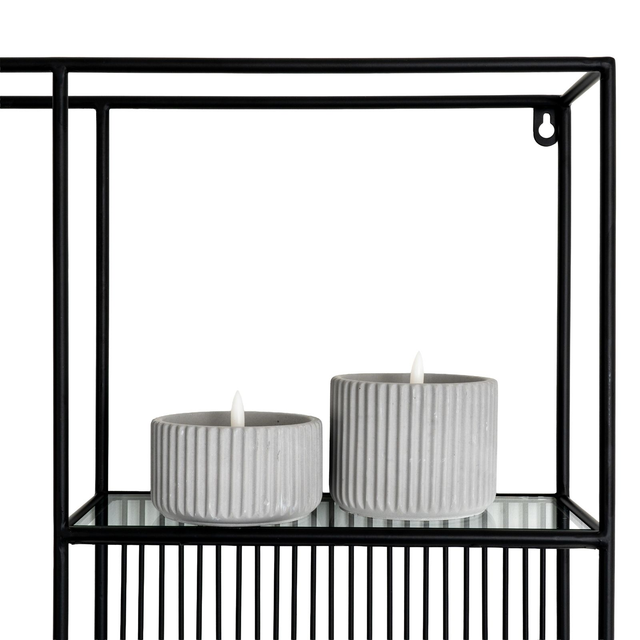 Axis Shelf Unit With Glass Shelves