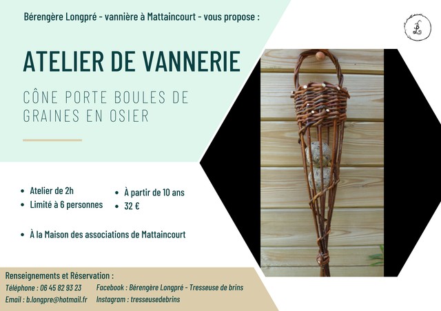 Atelier : porte boule de graines