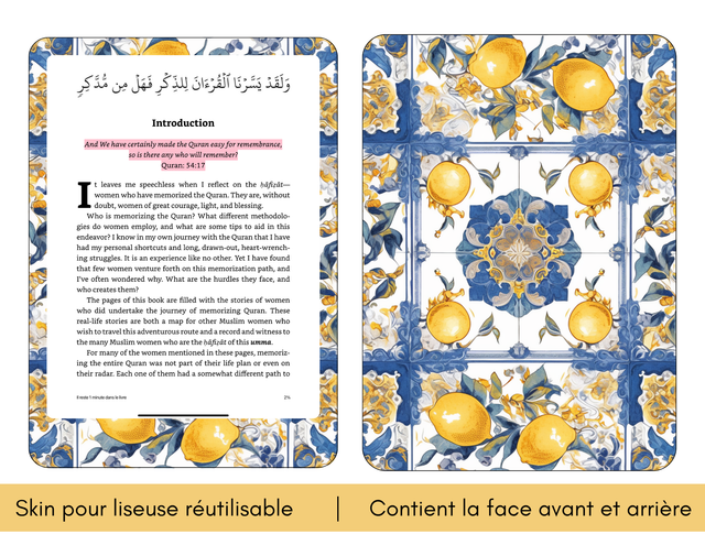 Skin pour liseuse - Marché d’Amalfi