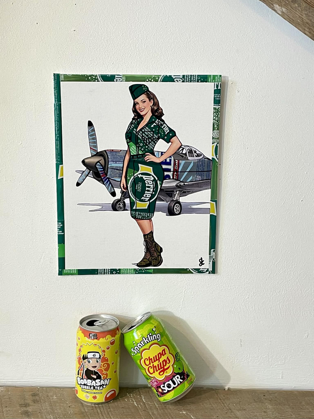 Tableau pin-up armée