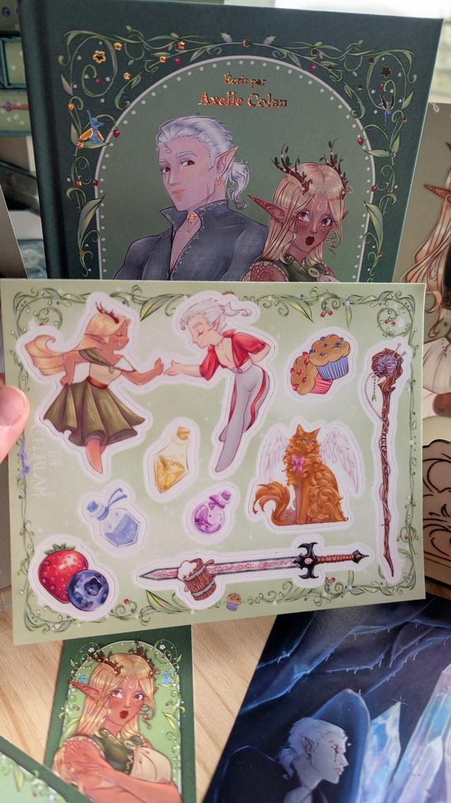 Planche de stickers - Grimoires &amp; Chaussettes 