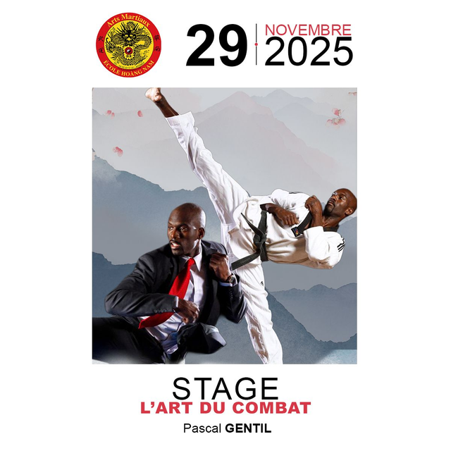 Stage Taekwondo avec Pascal GENTIL "L'art du combat" - Samedi 29 novembre 9h00 à 10h30 - Azur Arena Antibes