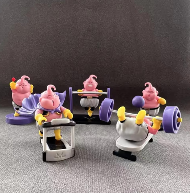 Dragonball Z figuren set Buu fitness 5 stuks (5-8cm)