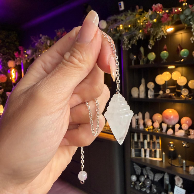 Clear Quartz Pendulum