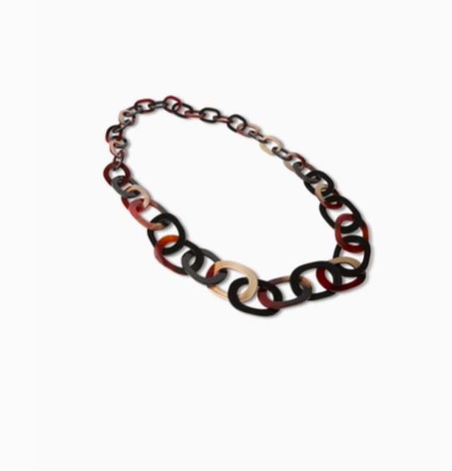 CHALK newquay necklace dark tortoise shell