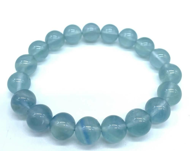 Bracelet Fluorite Bleue