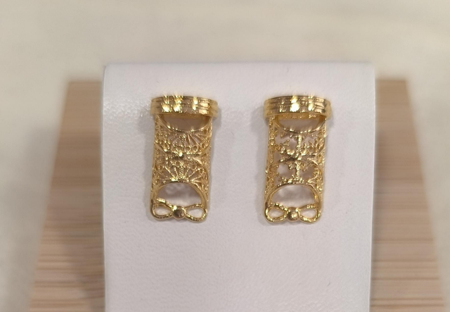 Boucles d'oreilles cigarette petit