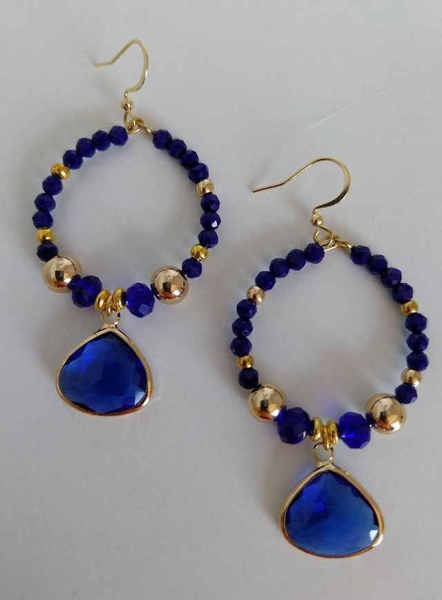 ✨Boucles d’oreilles &quot;bleu roi&quot;✨