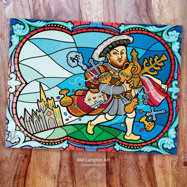 Henry VIII 'Brilliance Lost' Art Print