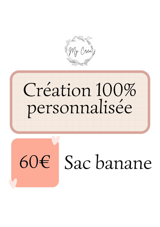 Créations personnalisées Sacs Bananes