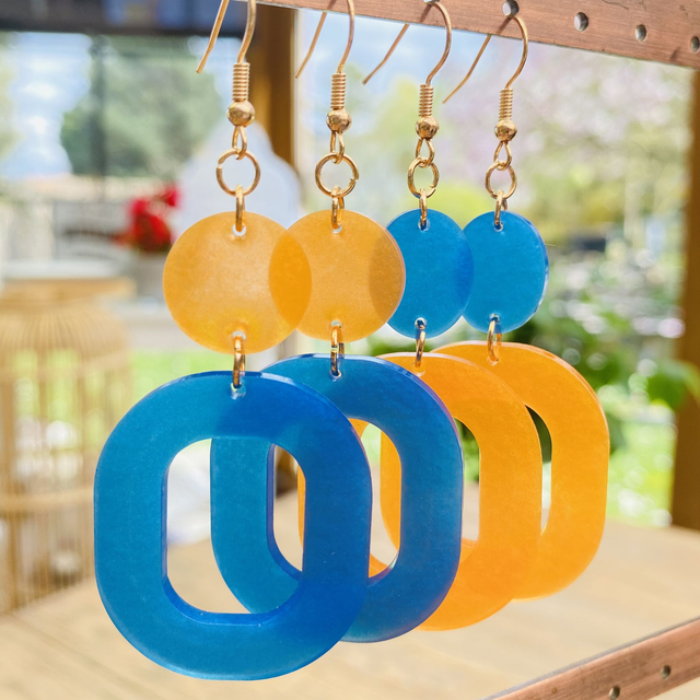 Boucles d'oreilles California Ovale