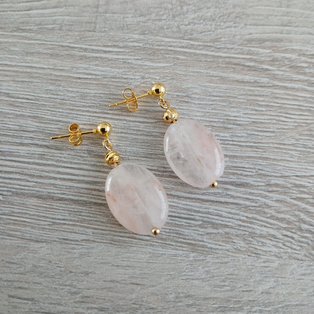 Oorbellen Aardbeikwarts (1.207)